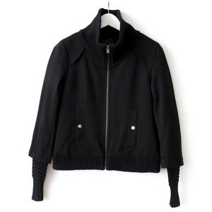 Theory Pea Coat Bomber Style Jacket, Size S